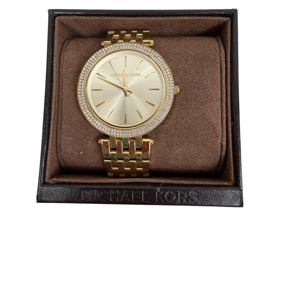 Michael Kors Accessories - 🔥 Host Pick 🔥Michael Kors Darci MK3191 Gold Stainless Steel Analog Dial Watch